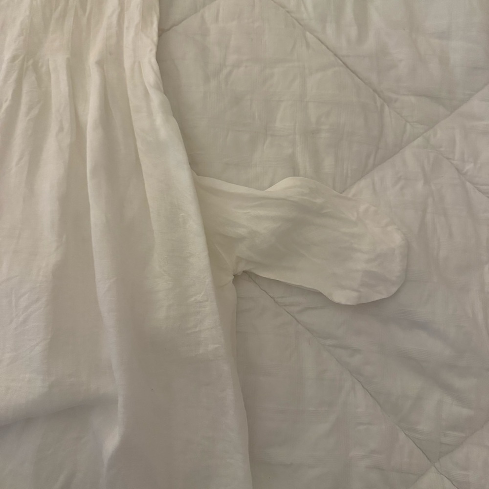 Banana Republic 100% Linen White Sleeveless Dress. Used. Small. - Picture 8 of 8